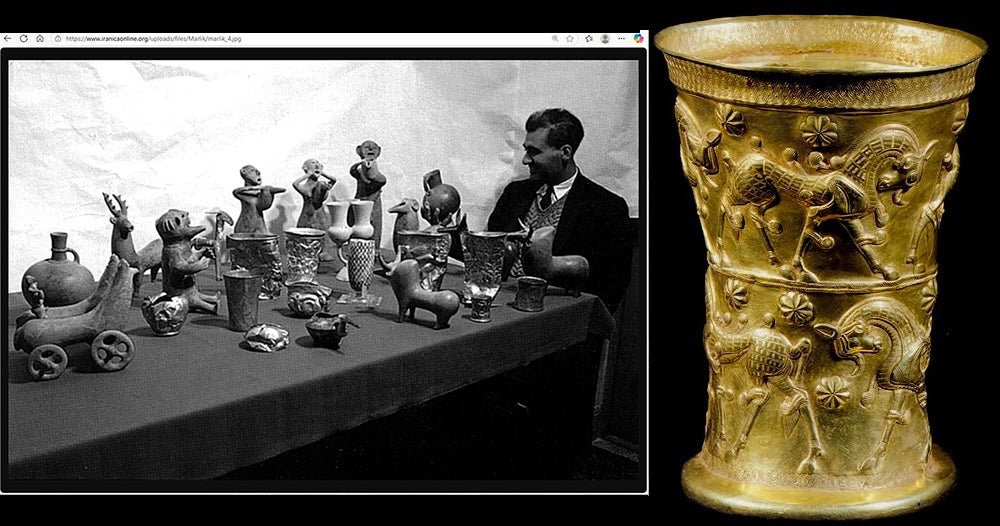 Ancient Marlik Beaker 1000 B.C.