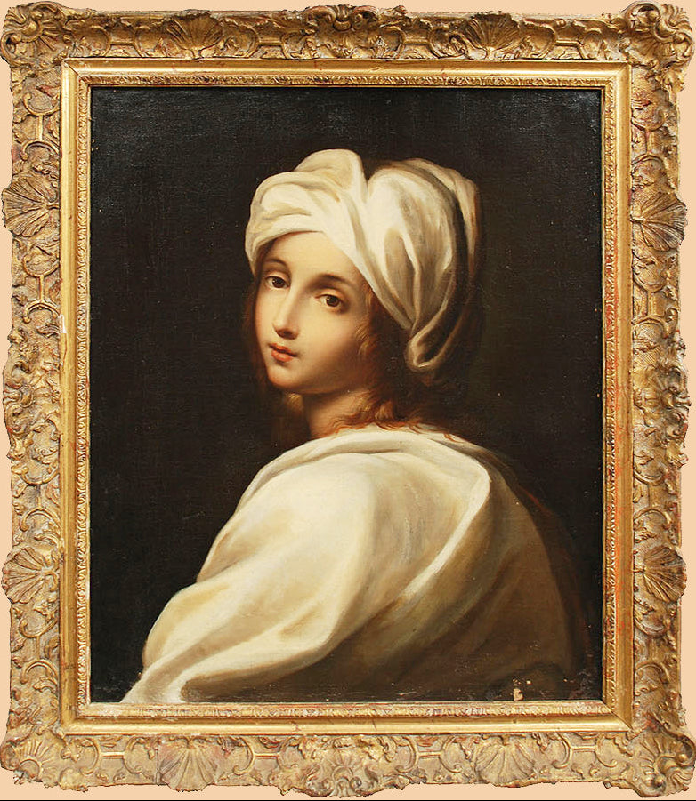 Portrait of a Young Woman in White Turban
