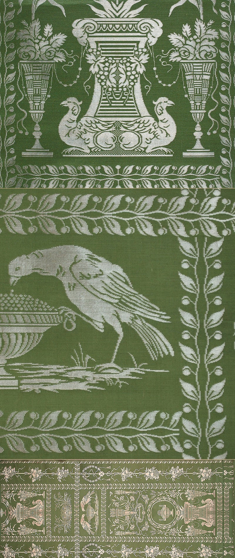 Antique Silk French Textile