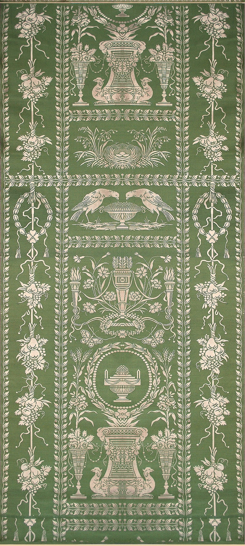 Antique Silk French Textile