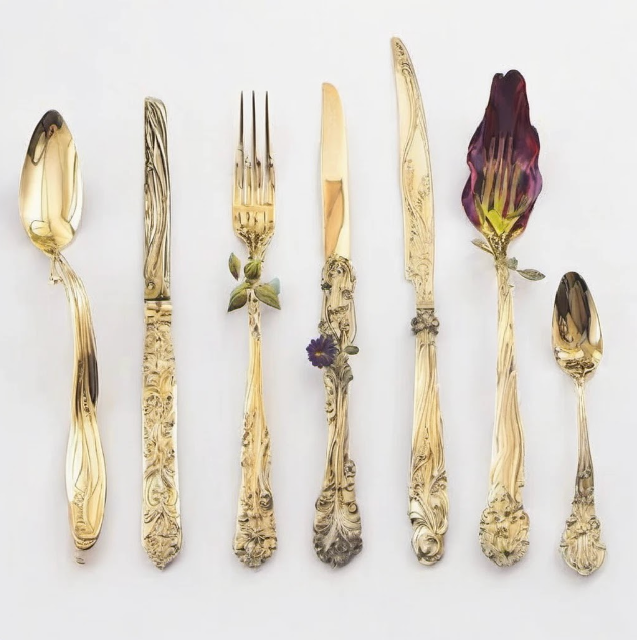 Botanical Surrealism Flatware